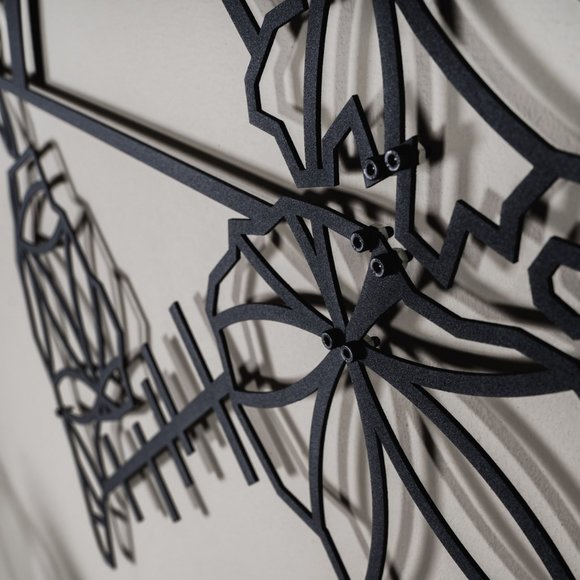 Map of Life S - Metal World Map, Wall Hanging - Picture 6 of 9